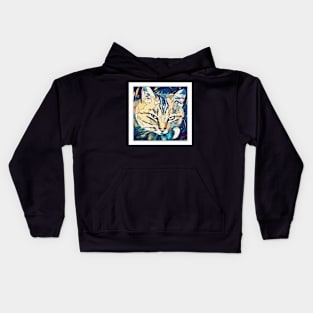 graphic cat Kids Hoodie